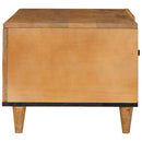 vidaXL Dohányzóasztal Világos Barna 80 x 50 x 40 cm Tömör akácfa