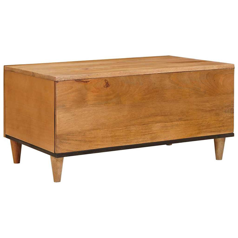 vidaXL Dohányzóasztal Világosbarna 80 x 50 x 40 cm tömör mangófa