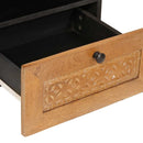 vidaXL Éjjeli asztal Világosbarna 40 x 33 x 46 cm tömör mangófa