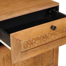 vidaXL Éjjeli asztal Világosbarna 50 x 33 x 60 cm tömör mangófa