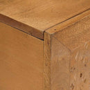 vidaXL Dohányzóasztal Világos Barna 100 x 54 x 40 cm Tömör akácfa