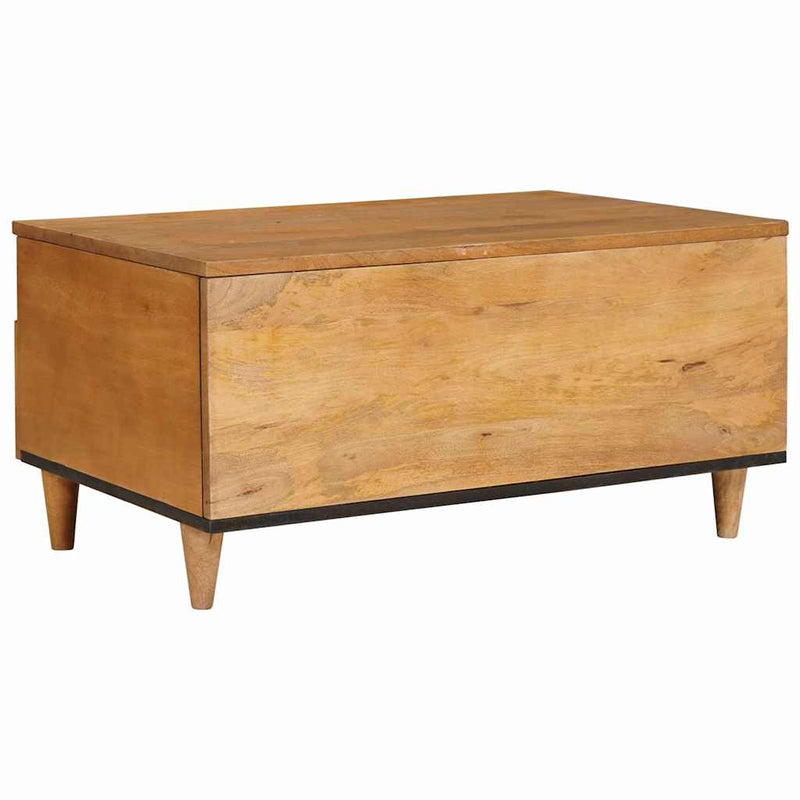 vidaXL Dohányzóasztal Világosbarna 80 x 54 x 40 cm tömör mangófa