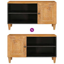 vidaXL TV egységek polcokkal Világos Barna 80 x 33 x 46 cm Faanyag
