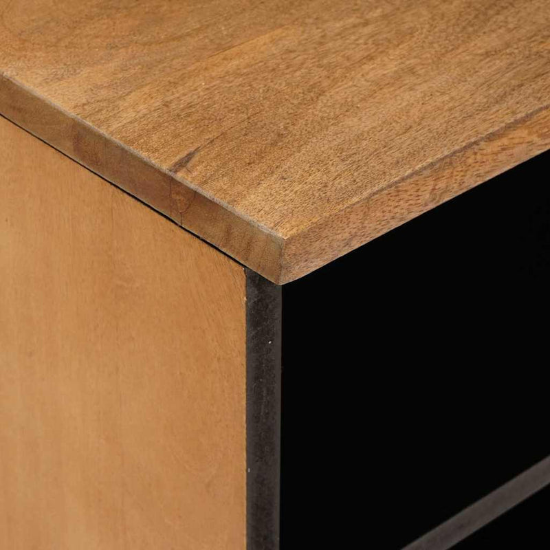 vidaXL TV szekrény fiókkal Világosbarna 105 x 33 x 46 cm tömör mangófa