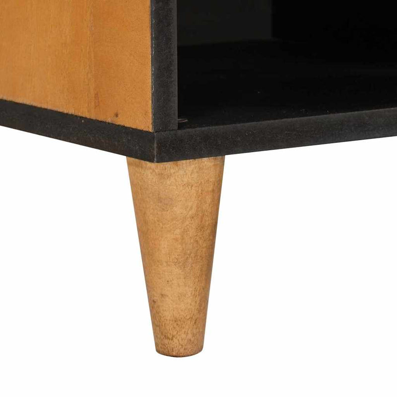 vidaXL TV szekrény fiókkal Világosbarna 80 x 33 x 46 cm tömör mangófa