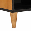 vidaXL TV szekrény fiókkal polcokkal 80 x 33 x 46 cm Tömör Mangófát