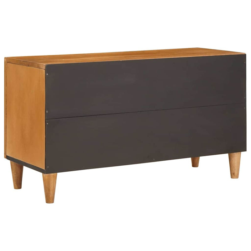 vidaXL TV szekrény fiókkal Világosbarna 80 x 33 x 46 cm tömör mangófa