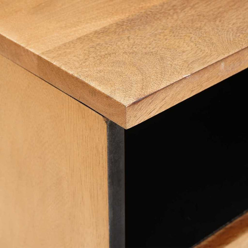 vidaXL TV szekrény fiókkal Világosbarna 100 x 33 x 46 cm tömör mangófa