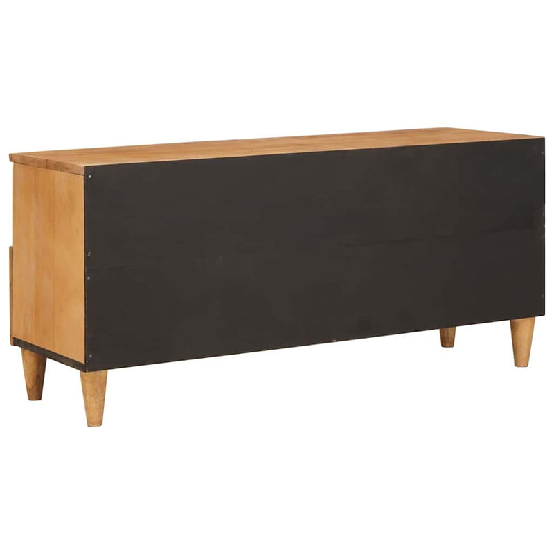 vidaXL TV szekrény fiókkal Világosbarna 100 x 33 x 46 cm tömör mangófa