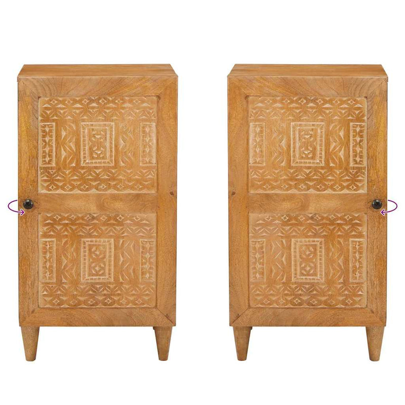 vidaXL Széf Világosbarna 33,5 x 40 x 75 cm