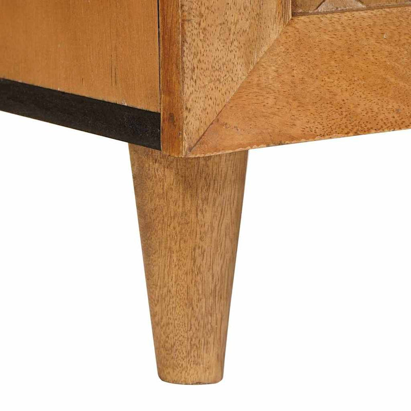 vidaXL Széf Világosbarna 33.5 x 60 x 75 cm