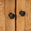 vidaXL Széf Világosbarna 33.5 x 60 x 75 cm