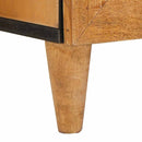 vidaXL Széf Világosbarna 33.5 x 60 x 75 cm