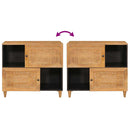 vidaXL Széf Világosbarna 33.5 x 80 x 75 cm