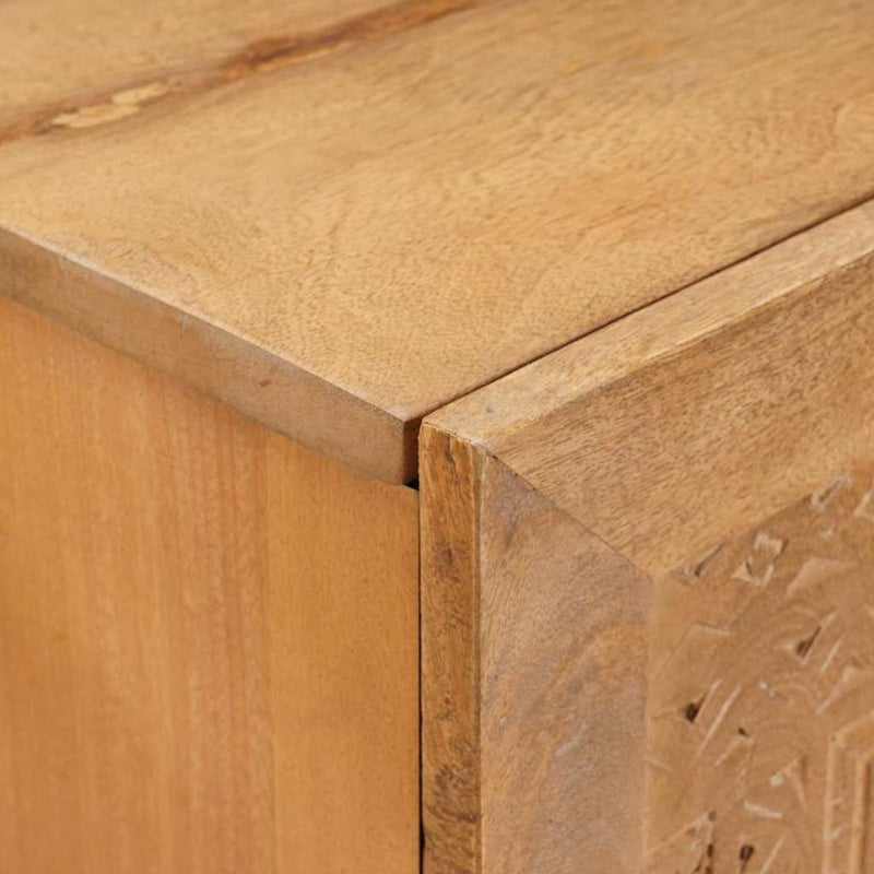 vidaXL Széf Világosbarna 33.5 x 90 x 75 cm