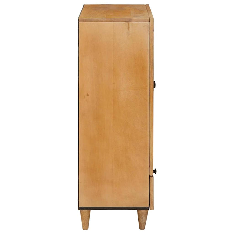 vidaXL Magasfiú fiókkal Világosbarna 60 x 33 x 100 cm tömör mangófa