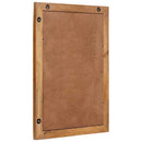 vidaXL Fürdőszobai tükör tükörrel Világos Barna 70 x 50 x 2,5 cm