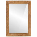 vidaXL Fürdőszobai tükör tükörrel Világos Barna 70 x 50 x 2,5 cm