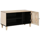 vidaXL TV egységek polcokkal tárolóval Fehér 80 x 33 x 46 cm Faanyag