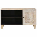 vidaXL TV egységek polcokkal tárolóval Fehér 80 x 33 x 46 cm Faanyag