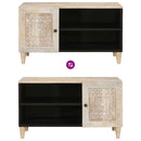 vidaXL TV egységek polcokkal tárolóval Fehér 80 x 33 x 46 cm Faanyag