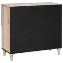 vidaXL Széf Fehérre fehérített 80 x 33 x 75 cm Tömör Mangófát
