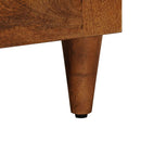 vidaXL Éjjeliszekrény 2 pcs Barna 40 x 33 x 46 cm Tömör Mangófát