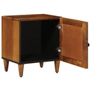 vidaXL Éjjeliszekrény 2 pcs Barna 40 x 33 x 46 cm Tömör Mangófát