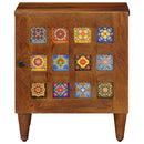 vidaXL Éjjeliszekrény 2 pcs Barna 40 x 33 x 46 cm Tömör Mangófát
