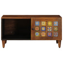 vidaXL Dohányzóasztal Barna 80 x 50 x 40 cm Tömör Mangófát
