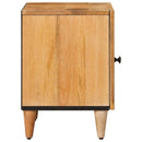vidaXL Éjjeliszekrény 2 pcs Természetes 40 x 33 x 46 cm Tömör Mangófát