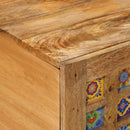 vidaXL Dohányzóasztal Természetes 100 x 54 x 40 cm Tömör Mangófát