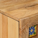 vidaXL TV szekrény Természetes 105 x 33,5 x 46 cm Tömör Mangófát