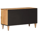 vidaXL TV szekrény fiókkal Természetes 80 x 33 x 46 cm Tömör Mangófát