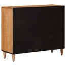 vidaXL Széf polcokkal Természetes 90 x 33 x 75 cm Tömör Mangófát