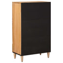 vidaXL Magasfiú fiókkal Természetes 60 x 33,5 x 100 cm Tömör Mangófát