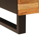 vidaXL Éjjeliszekrény 2 pcs Barna 40 x 33 x 46 cm Tömör Mangófát