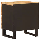 vidaXL Éjjeliszekrény 2 pcs Barna 40 x 33 x 46 cm Tömör Mangófát