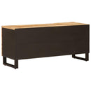 vidaXL TV szekrény tárolóval Barna 105 x 33 x 46 cm Tömör Mangófát