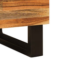 vidaXL TV szekrény tárolóval Barna 70 x 33 x 46 cm Tömör Mangófát