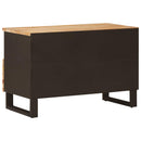 vidaXL TV szekrény tárolóval Barna 70 x 33 x 46 cm Tömör Mangófát