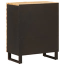 vidaXL Tároló Szekrény Barna 60 x 33 x 75 cm Tömör Mangófát
