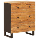 vidaXL Tároló Szekrény Barna 60 x 33 x 75 cm Tömör Mangófát