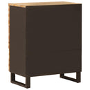 vidaXL Tároló Szekrény Barna 60 x 33 x 75 cm Tömör Mangófát