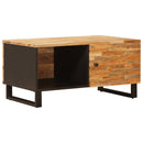 vidaXL Dohányzóasztal Barna 80 x 50 x 40 cm Tömör Mangófát