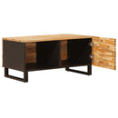 vidaXL Dohányzóasztal Barna 80 x 50 x 40 cm Tömör Mangófát