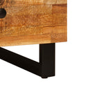 vidaXL Dohányzóasztal fiókkal Barna 80 x 54 x 40 cm Tömör Mangófát