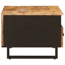 vidaXL Dohányzóasztal fiókkal Barna 80 x 54 x 40 cm Tömör Mangófát
