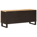 vidaXL TV szekrény polcokkal Barna 105 x 33 x 46 cm Tömör Mangófát