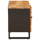 vidaXL TV szekrény polcokkal Barna 105 x 33 x 46 cm Tömör Mangófát